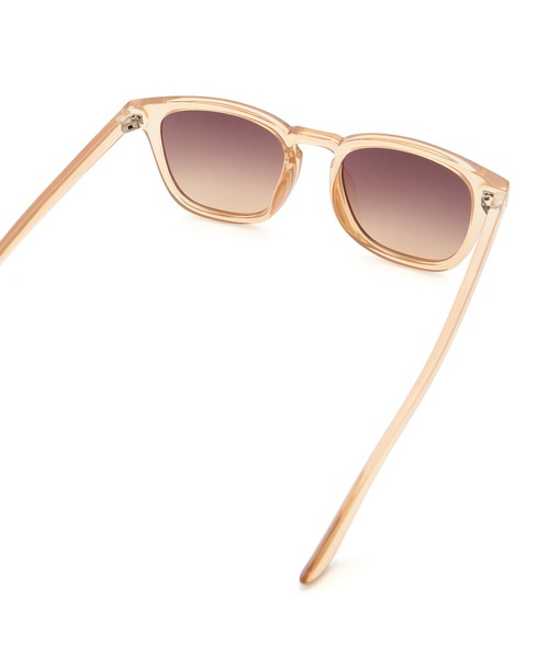 bonjour records(ボンジュールレコーズ)の「【bonjour records/ボンジュールレコード】 original Wellington Sunglass 2 ウェリントンタイプサングラス(サングラス・メンズ・ベージュ/ピンク/ブラック・FREE)」の9枚目の写真