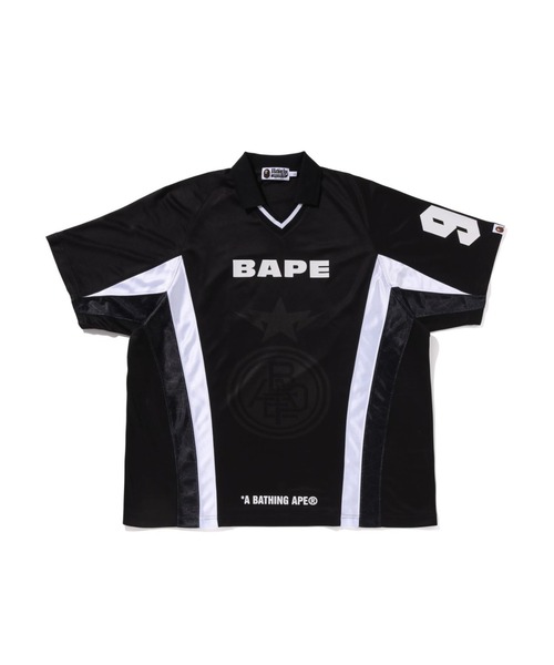 MULTI LOGO RELAXED FIT SOCCER JERSEY