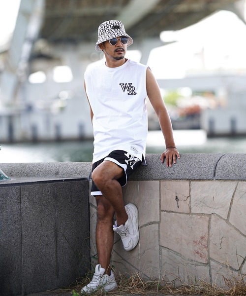 adamsJUGGLER(アダムスジャグラー)の「W/R O.Eノースリーブ(タンクトップ・メンズ・ホワイト/ブラック・M/L/XL)」の8枚目の写真