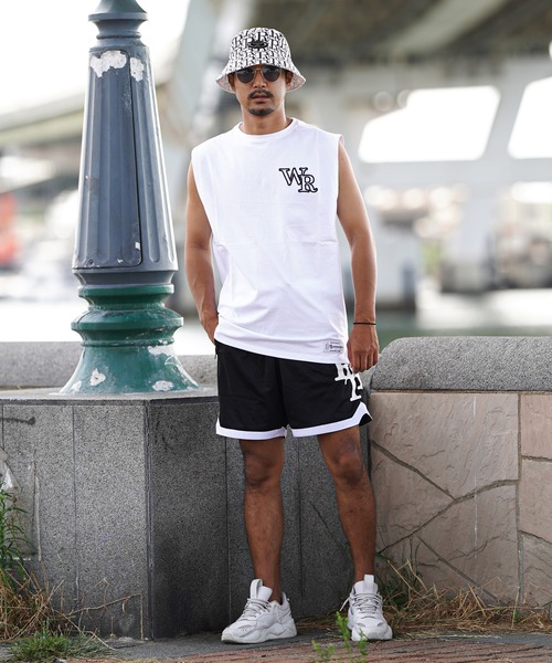 adamsJUGGLER(アダムスジャグラー)の「W/R O.Eノースリーブ(タンクトップ・メンズ・ホワイト/ブラック・M/L/XL)」の10枚目の写真