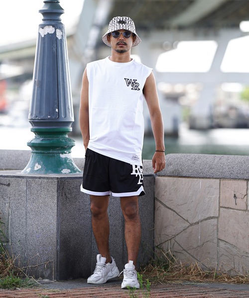 adamsJUGGLER(アダムスジャグラー)の「W/R O.Eノースリーブ(タンクトップ・メンズ・ホワイト/ブラック・M/L/XL)」の14枚目の写真