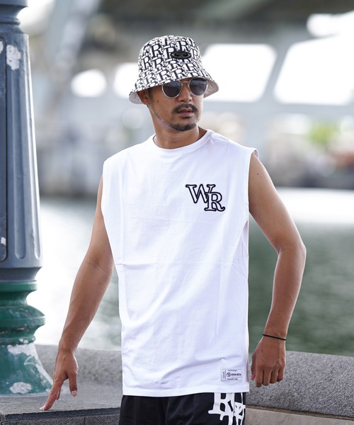 adamsJUGGLER(アダムスジャグラー)の「W/R O.Eノースリーブ(タンクトップ・メンズ・ホワイト/ブラック・M/L/XL)」の19枚目の写真