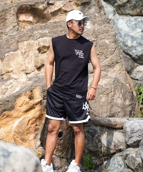 adamsJUGGLER(アダムスジャグラー)の「W/R O.Eノースリーブ(タンクトップ・メンズ・ホワイト/ブラック・M/L/XL)」の15枚目の写真