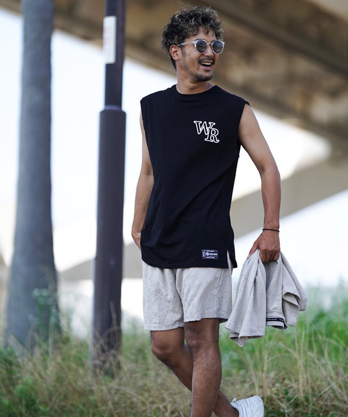 adamsJUGGLER(アダムスジャグラー)の「W/R O.Eノースリーブ(タンクトップ・メンズ・ホワイト/ブラック・M/L/XL)」の11枚目の写真