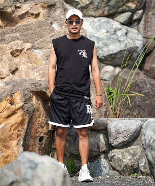 adamsJUGGLER(アダムスジャグラー)の「W/R O.Eノースリーブ(タンクトップ・メンズ・ホワイト/ブラック・M/L/XL)」の7枚目の写真