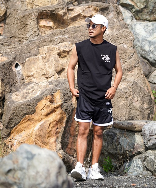 adamsJUGGLER(アダムスジャグラー)の「W/R O.Eノースリーブ(タンクトップ・メンズ・ホワイト/ブラック・M/L/XL)」の9枚目の写真