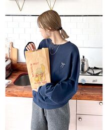 Ungrid | 【WEB限定】ワンポイントエンブロイダリースウェット(スウェット)