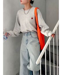 Ungrid | 【WEB限定】ワンポイントエンブロイダリースウェット ※7/7(日)0:00-予約開始！(スウェット)