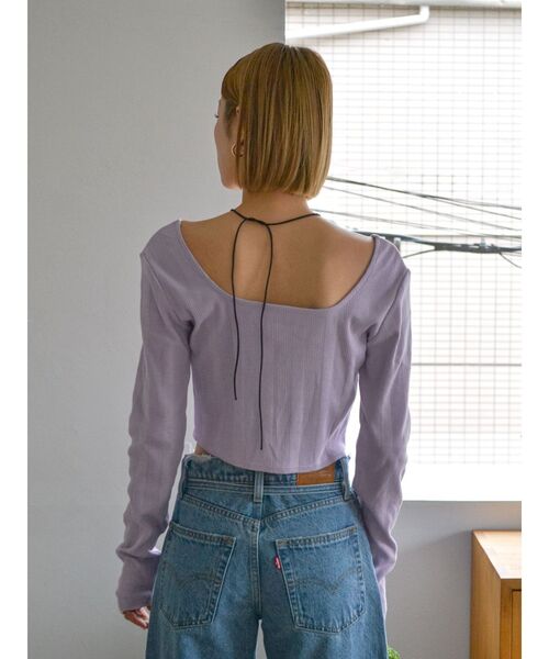 Ungrid(アングリッド)の「モチーフストリングネックレス(ネックレス・レディース・ブラック・FREE)」の4枚目の写真