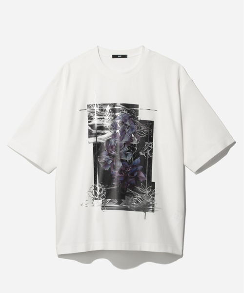 HARE(ハレ)の「フロントアートプリントカット(HARE)(Tシャツ/カットソー・メンズ・ブラック/ホワイト・SMALL/MEDIUM)」の2枚目の写真