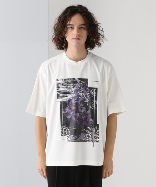 HARE(ハレ)の「フロントアートプリントカット(HARE)(Tシャツ/カットソー・メンズ・ブラック/ホワイト・SMALL/MEDIUM)」の9枚目の写真