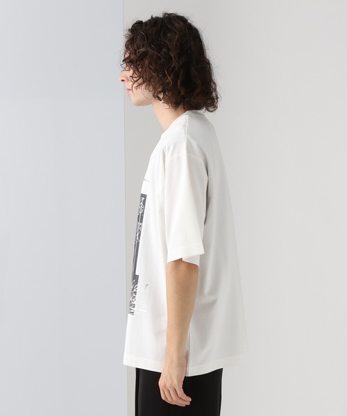 HARE(ハレ)の「フロントアートプリントカット(HARE)(Tシャツ/カットソー・メンズ・ブラック/ホワイト・SMALL/MEDIUM)」の10枚目の写真