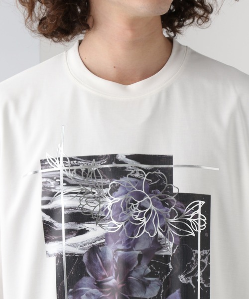 HARE(ハレ)の「フロントアートプリントカット(HARE)(Tシャツ/カットソー・メンズ・ブラック/ホワイト・SMALL/MEDIUM)」の13枚目の写真
