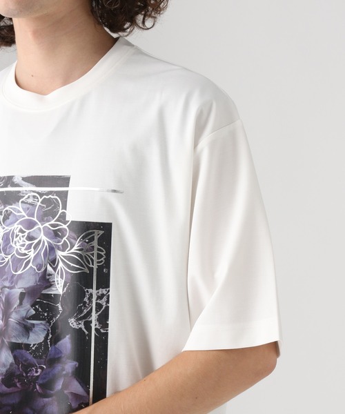 HARE(ハレ)の「フロントアートプリントカット(HARE)(Tシャツ/カットソー・メンズ・ブラック/ホワイト・SMALL/MEDIUM)」の14枚目の写真