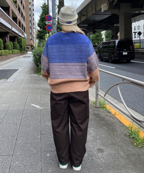 ROXY（ロキシー）の「ROXY/ロキシー ボーダー柄 セーター RSR244023（ニット/セーター・レディース・ブラック/ピンク系その他/オレンジ系その他・L/M）」の17枚目の写真