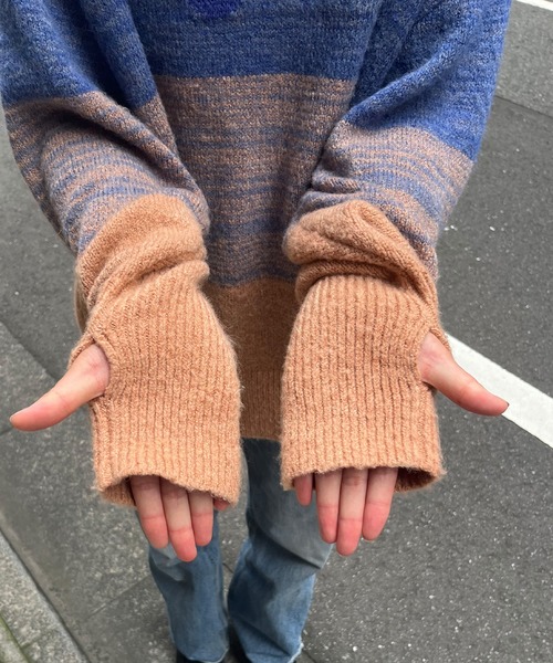 ROXY（ロキシー）の「ROXY/ロキシー ボーダー柄 セーター RSR244023（ニット/セーター・レディース・ブラック/ピンク系その他/オレンジ系その他・L/M）」の18枚目の写真