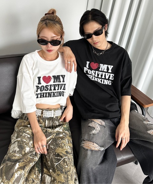 セール】ILOVEチャームT（Tシャツ/カットソー）｜sedacle
