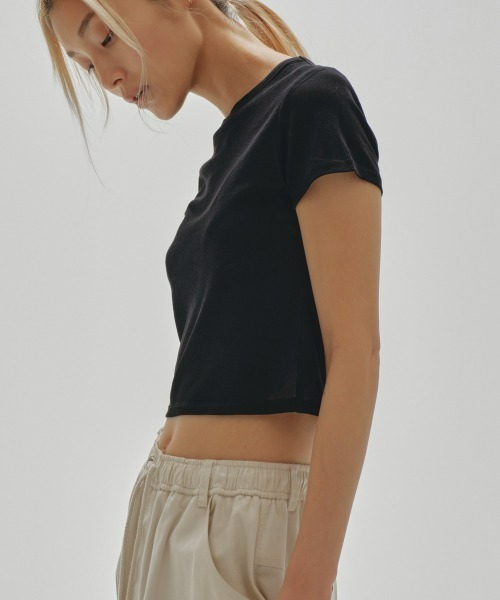 Compact Sheer T-shirts（Tシャツ/カットソー）｜TODAYFUL