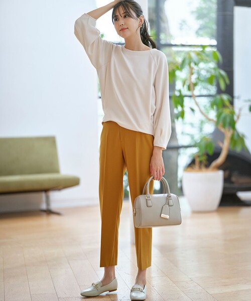 ANY SIS(エニィスィス)の「【洗える】ダンボール プルオーバー(Tシャツ/カットソー・レディース・アイボリー系/グレー系/ダルブルー系・2)」の4枚目の写真