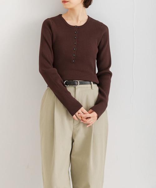 【セール】ヘンリーネックリブニット（ニット/セーター）｜URBAN RESEARCH（アーバンリサーチ）