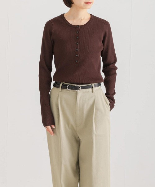 【セール】ヘンリーネックリブニット（ニット/セーター）｜URBAN RESEARCH（アーバンリサーチ）