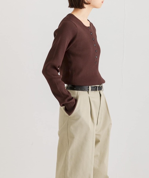 【セール】ヘンリーネックリブニット（ニット/セーター）｜URBAN RESEARCH（アーバンリサーチ）