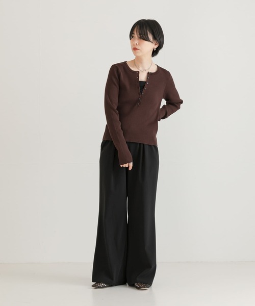 【セール】ヘンリーネックリブニット（ニット/セーター）｜URBAN RESEARCH（アーバンリサーチ）