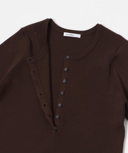 【セール】ヘンリーネックリブニット（ニット/セーター）｜URBAN RESEARCH（アーバンリサーチ）