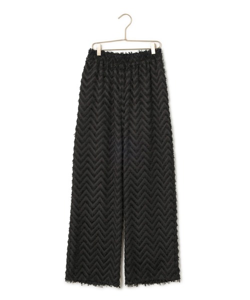 ROPE' PICNIC（ロペピクニック）の「フリンジジャガードパンツ（その他パンツ・レディース・ベージュ/ブラック・38/36）」の12枚目の写真
