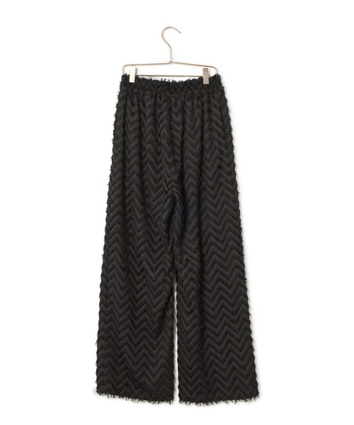 ROPE' PICNIC（ロペピクニック）の「フリンジジャガードパンツ（その他パンツ・レディース・ベージュ/ブラック・38/36）」の13枚目の写真