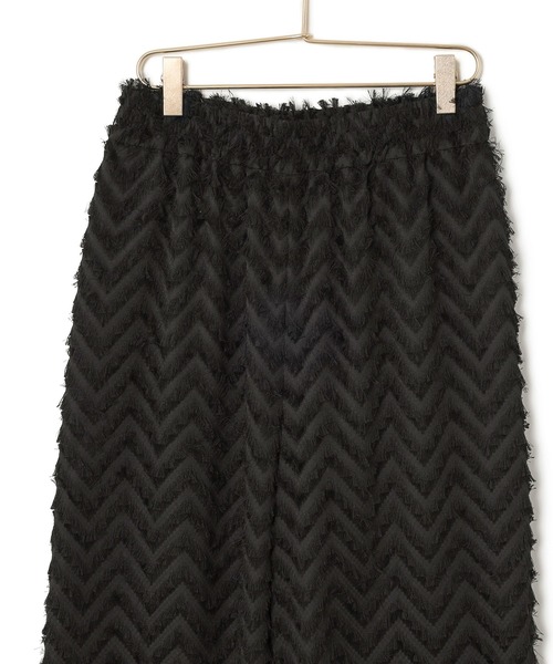 ROPE' PICNIC（ロペピクニック）の「フリンジジャガードパンツ（その他パンツ・レディース・ベージュ/ブラック・38/36）」の14枚目の写真