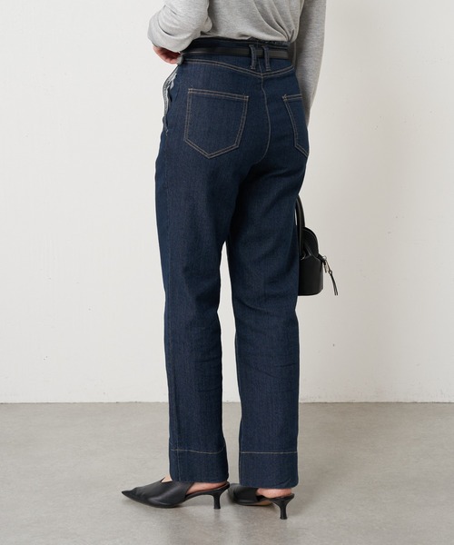 jena espace merveilleux センターシームデニムパンツ 累計販売7000本突破/革命デニム】センターシームデニムパンツ