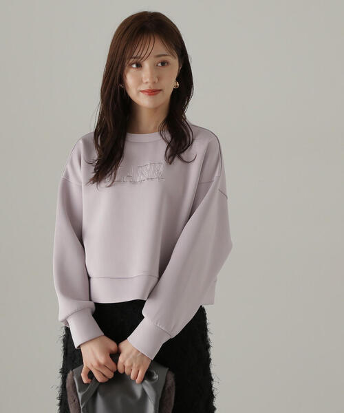 PROPORTION BODY DRESSING(プロポーションボディドレッシング)の「段ボールニット刺繍プルオーバー / 1214260902(Tシャツ/カットソー・レディース・ホワイト系その他/ダークグレー/グレー・FREE)」の11枚目の写真