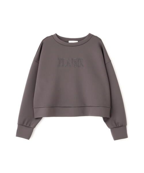 PROPORTION BODY DRESSING(プロポーションボディドレッシング)の「段ボールニット刺繍プルオーバー / 1214260902(Tシャツ/カットソー・レディース・ホワイト系その他/ダークグレー/グレー・FREE)」の12枚目の写真