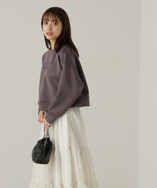 PROPORTION BODY DRESSING(プロポーションボディドレッシング)の「段ボールニット刺繍プルオーバー / 1214260902(Tシャツ/カットソー・レディース・ホワイト系その他/ダークグレー/グレー・FREE)」の17枚目の写真