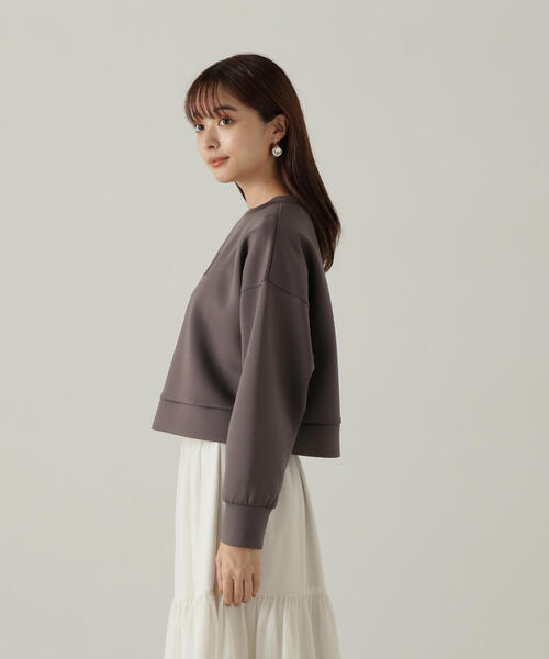 PROPORTION BODY DRESSING(プロポーションボディドレッシング)の「段ボールニット刺繍プルオーバー / 1214260902(Tシャツ/カットソー・レディース・ホワイト系その他/ダークグレー/グレー・FREE)」の19枚目の写真