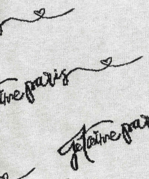 31 Sons de mode（トランテアン　ソン　ドゥ　モード）の「レタリングロゴカーディガン（カーディガン/ボレロ・レディース・ブラック/オフホワイト・フリー）」の20枚目の写真