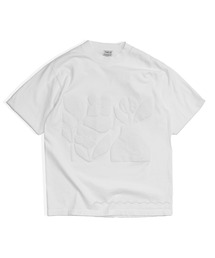 elephant TRIBAL fabrics 凸凹Flower T
