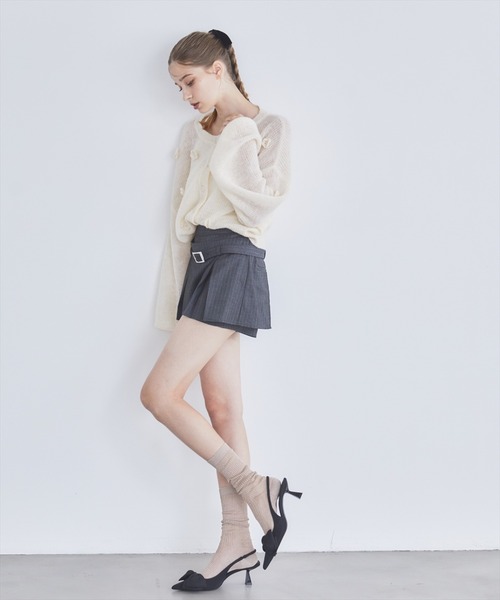 REDYAZEL（レディアゼル）の「クロシェフラワーカーディガン（カーディガン/ボレロ・レディース・ベージュ/ホワイト/ブルー・FREE）」の8枚目の写真