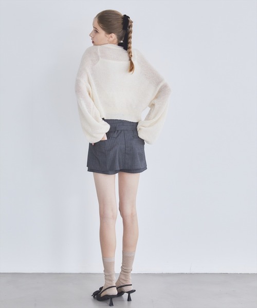 REDYAZEL（レディアゼル）の「クロシェフラワーカーディガン（カーディガン/ボレロ・レディース・ベージュ/ホワイト/ブルー・FREE）」の12枚目の写真