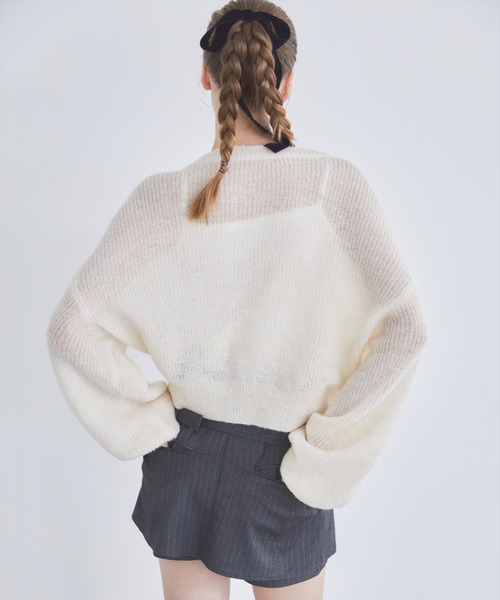 REDYAZEL（レディアゼル）の「クロシェフラワーカーディガン（カーディガン/ボレロ・レディース・ベージュ/ホワイト/ブルー・FREE）」の14枚目の写真