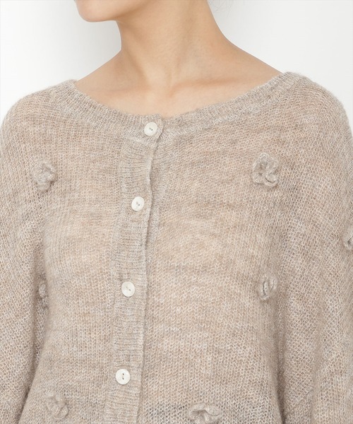 REDYAZEL（レディアゼル）の「クロシェフラワーカーディガン（カーディガン/ボレロ・レディース・ベージュ/ホワイト/ブルー・FREE）」の16枚目の写真