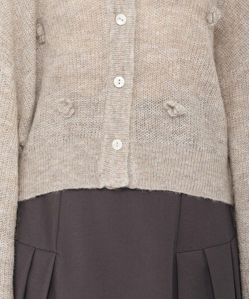 REDYAZEL（レディアゼル）の「クロシェフラワーカーディガン（カーディガン/ボレロ・レディース・ベージュ/ホワイト/ブルー・FREE）」の18枚目の写真