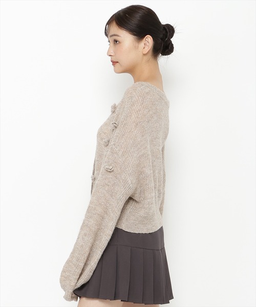 REDYAZEL（レディアゼル）の「クロシェフラワーカーディガン（カーディガン/ボレロ・レディース・ベージュ/ホワイト/ブルー・FREE）」の19枚目の写真