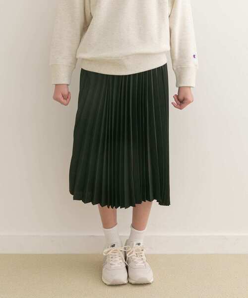 URBAN RESEARCH DOORS(アーバンリサーチドアーズ)の「ランダムプリーツスカート(KIDS)(その他パンツ・キッズ・パープル/ブラック・150)」の2枚目の写真