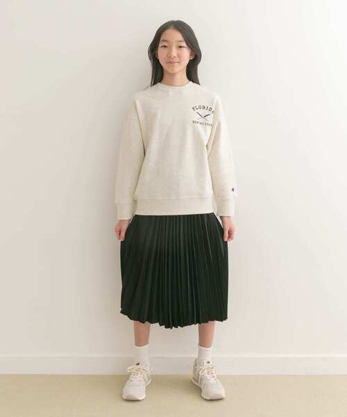 URBAN RESEARCH DOORS(アーバンリサーチドアーズ)の「ランダムプリーツスカート(KIDS)(その他パンツ・キッズ・パープル/ブラック・150)」の3枚目の写真
