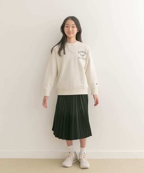 URBAN RESEARCH DOORS(アーバンリサーチドアーズ)の「ランダムプリーツスカート(KIDS)(その他パンツ・キッズ・パープル/ブラック・150)」の4枚目の写真