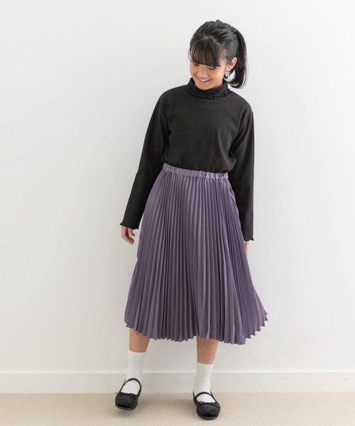 URBAN RESEARCH DOORS(アーバンリサーチドアーズ)の「ランダムプリーツスカート(KIDS)(その他パンツ・キッズ・パープル/ブラック・150)」の11枚目の写真
