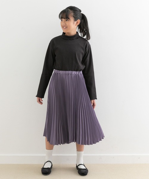 URBAN RESEARCH DOORS(アーバンリサーチドアーズ)の「ランダムプリーツスカート(KIDS)(その他パンツ・キッズ・パープル/ブラック・150)」の12枚目の写真