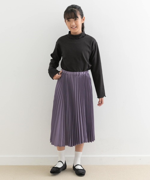 URBAN RESEARCH DOORS(アーバンリサーチドアーズ)の「ランダムプリーツスカート(KIDS)(その他パンツ・キッズ・パープル/ブラック・150)」の13枚目の写真
